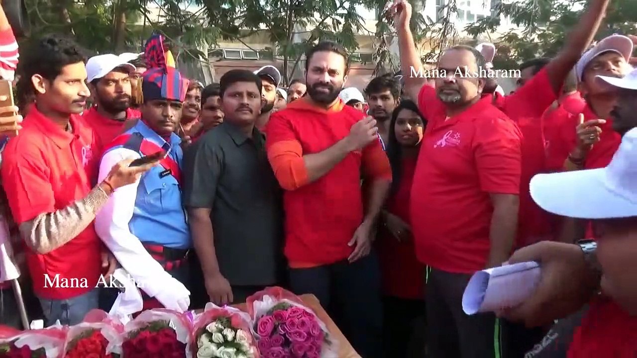 Hero Navadeep In 5k Run For Cancer Awaraness | World Cancer Day | Mana Aksharam