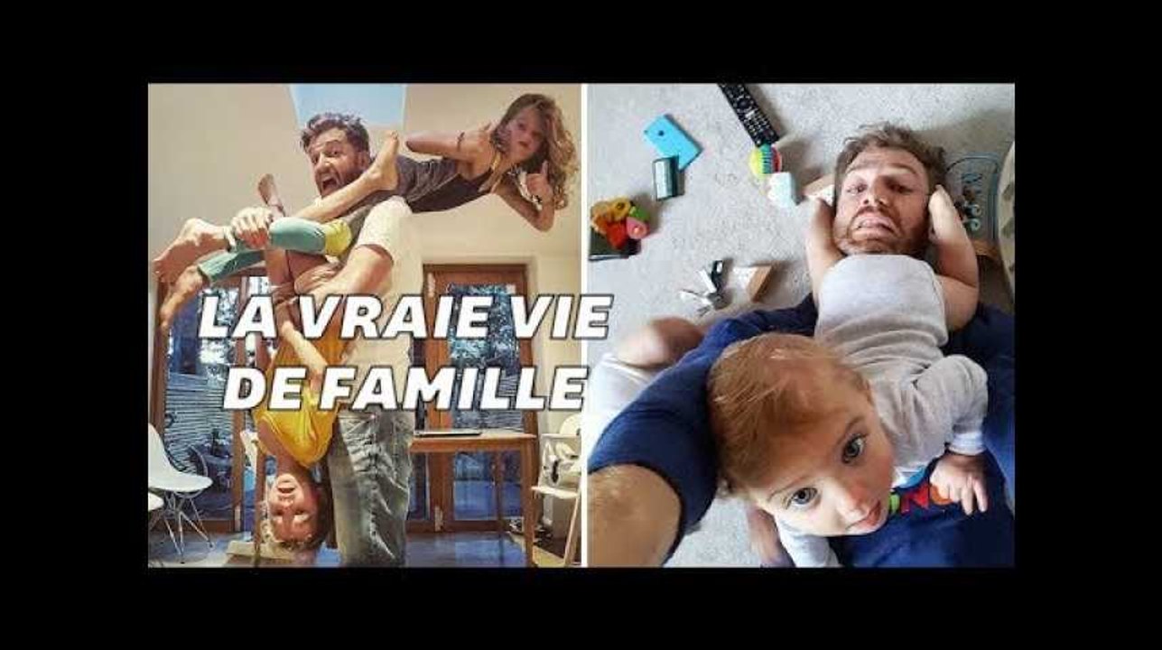 Ce papa partage sa vie de famille avec humour sur Instagram