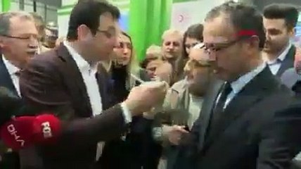 İmamoğlu'ndan 'AK Parti'yi yüzde 100'e çıkaracağız' diyen seçmene: Sen bulguru ye, iyileşeceksin