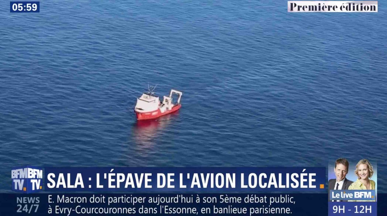 Emiliano Sala : l'épave de l'avion a été retrouvée - ZAPPING ACTU DU 04/02/2019