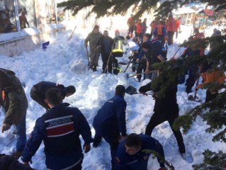 Çökme Sonrası Yaşanan Panik Böyle Görüntülendi