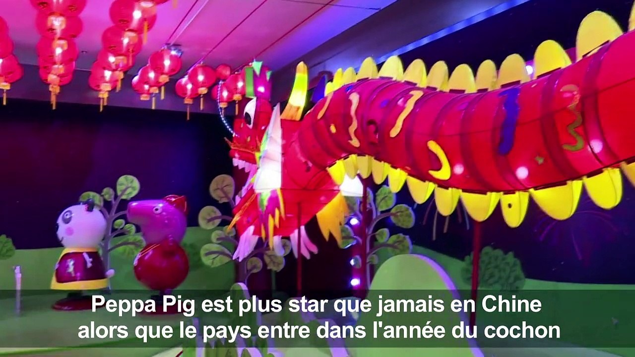 Chine: "Peppa Pig" superstar pour l'année du cochon