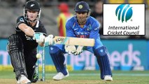 Indis vs New Zealand : ICC Compliments On Dhoni's Run-Out In 5th Odi | Oneindia Telugu