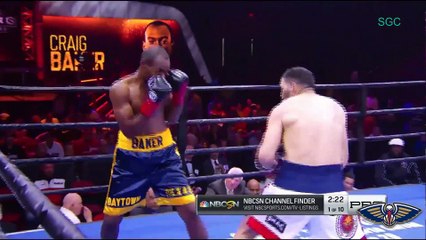 LIGHT HEAVYWEIGHT BOUT BOXING , EDWIN RODRIGUEZ  vs  CRAIG BAKER