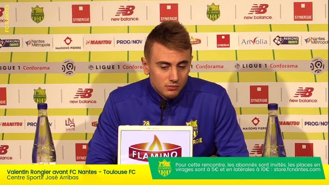 Replay : Valentin Rongier en conférence de presse d'avant-match