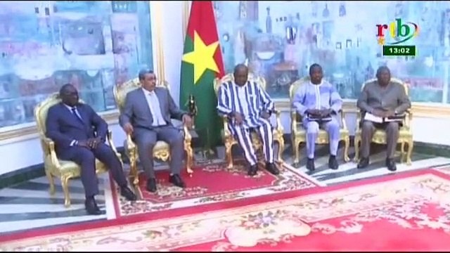 RTB/Audience du chef de l’Etat avec les membres de l’union des chambres de commerces et d’industries du G5 Sahel