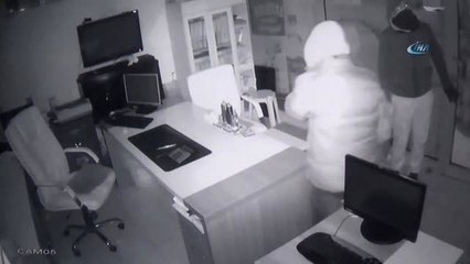 Çelik Kasa Hırsızları Kamerada