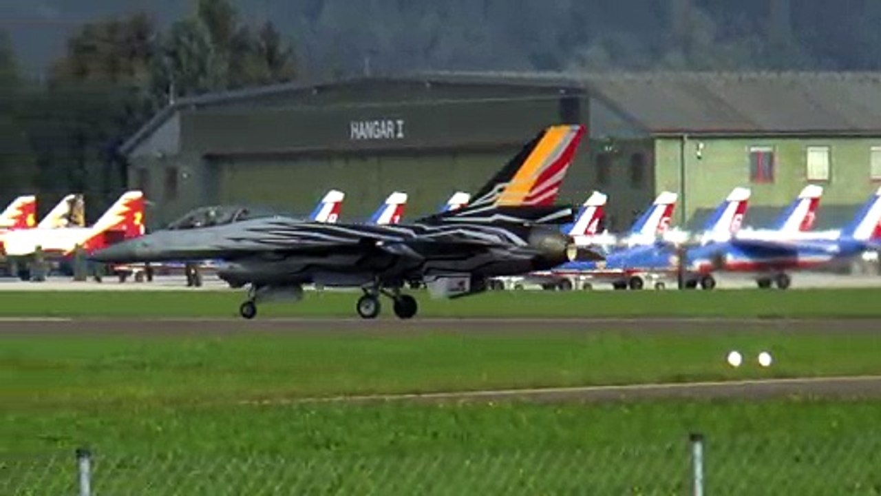 Rare Catch! F16 Fighting Falcon Belgian Air Force 'Brutally Take off' at the Red Bull Air Power 2016 in LOXZ-Zeltweg/Austria (1080/50P) 03.09.2016