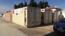 Suriye sınırına kurulan Sahra Hastanesi tamamlandı