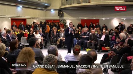 Grand débat: Emmanuel Macron s'invite en banlieue