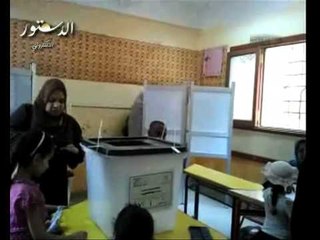 إقبال ضعيف في الفيوم في الساعات الآولى