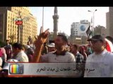 مسيره من طلاب الجامعات الى ميدان التحرير