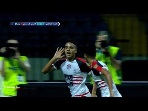 الهدف الاول للفتح الرباطي المغربي امام الترجي التونسي حمزة سمومي نصف نهائي البطولة العربية