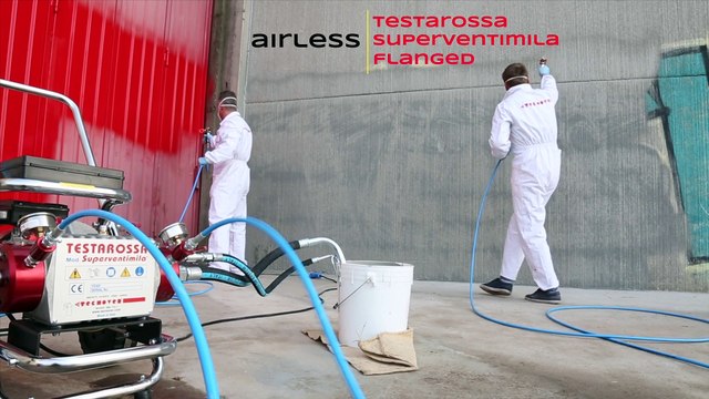 Airless Paint Sprayer TECNOVER mod. TR20000F to apply two different products simultaneously