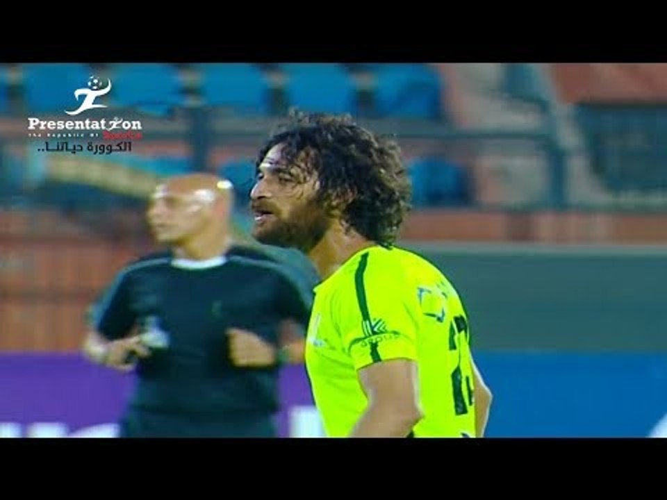 الهدف الأول لـ بتروجيت امام سموحة " مصطفي شبيطة...