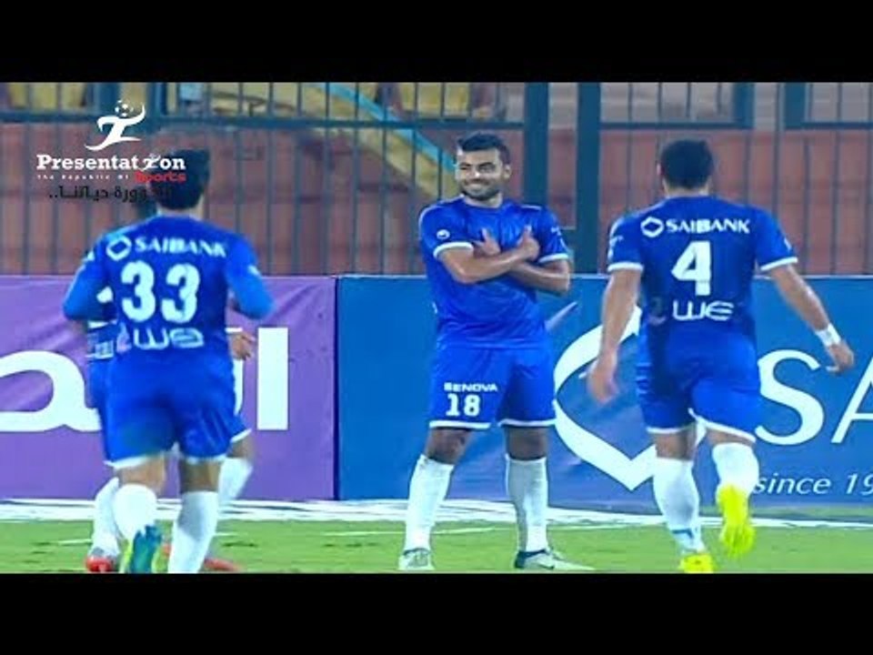 الهدف الثاني لـ سموحة امام بتروجيت " حسام حسن "...