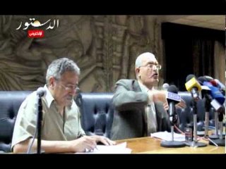 اجتماع القوي السياسية في نقابة الصحفيين ضد قرار مرسى