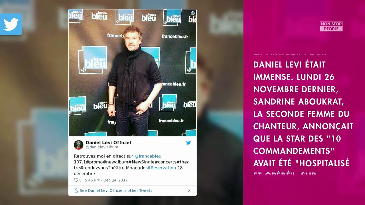 Daniel Levi hospitalisé : sa femme donne des nouvelles rassurantes