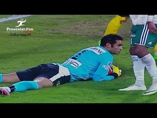 تألق " محمد عبد المنصف " حارس وادي دجلة امام المصري في نهاية الشوط الأول