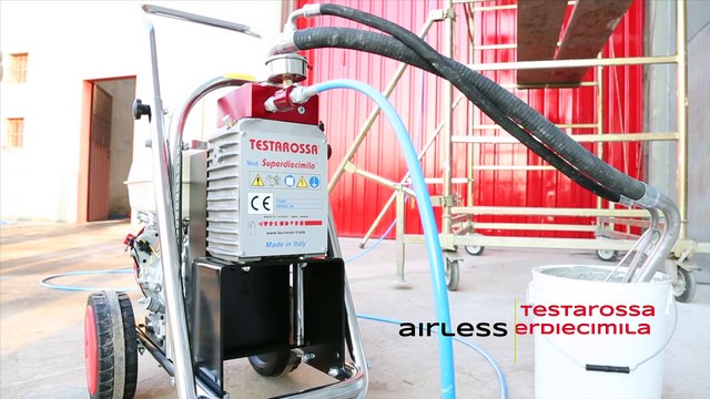 Airless Paint Sprayer TECNOVER mod. TR10000GAS powered by gasoline motor