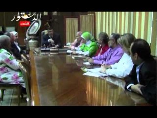 وفد مصري أمريكي بالمنوفية لتنمية المهارات