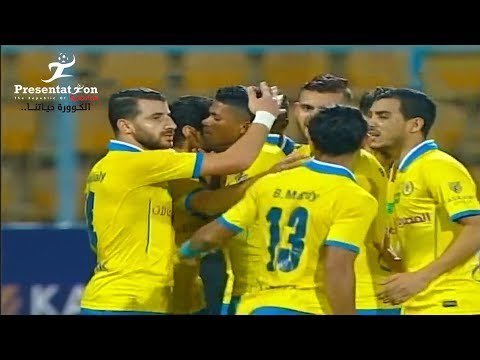 الهدف الاول لـ الاسماعيلي امام طلائع الجيش حسني عبد ربه الجولة الـ 14 الدوري المصري