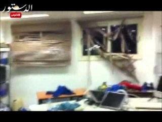 أهالى السنانية بدمياط يحطمون غرفة تحكم مصنع موبكو.