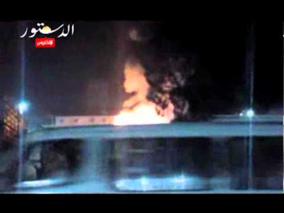 حريق هائل بمخزن مصنع بيبسي بطنطا