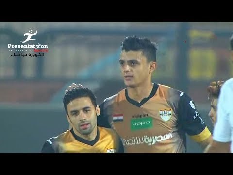 الهدف الأول لـ الانتاج الحربي امام وادي دجلة عمر السعيد الجولة الـ 16 الدوري المصري