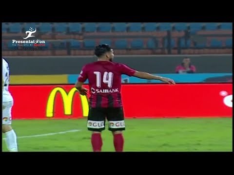 الهدف الأول لـ الداخلية امام الزمالك ناصر منسي الجولة الـ 19 الدوري المصري