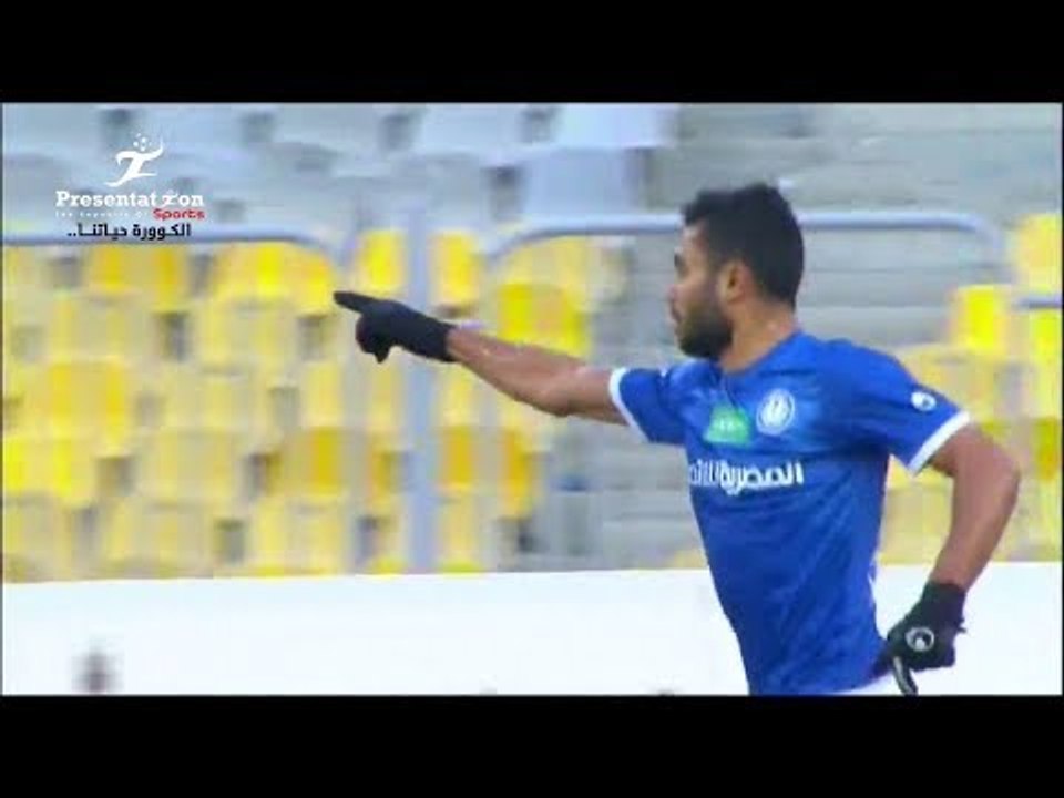 الهدف الأول لـ سموحه امام وادي دجلة " حسام حسن " الجولة 21 الدوري المصري