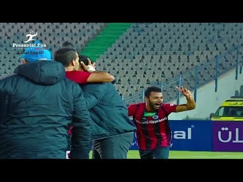 الهدف الأول لـ الداخلية امام مصر المقاصة ناصر منسي الجولة 21 الدوري المصري