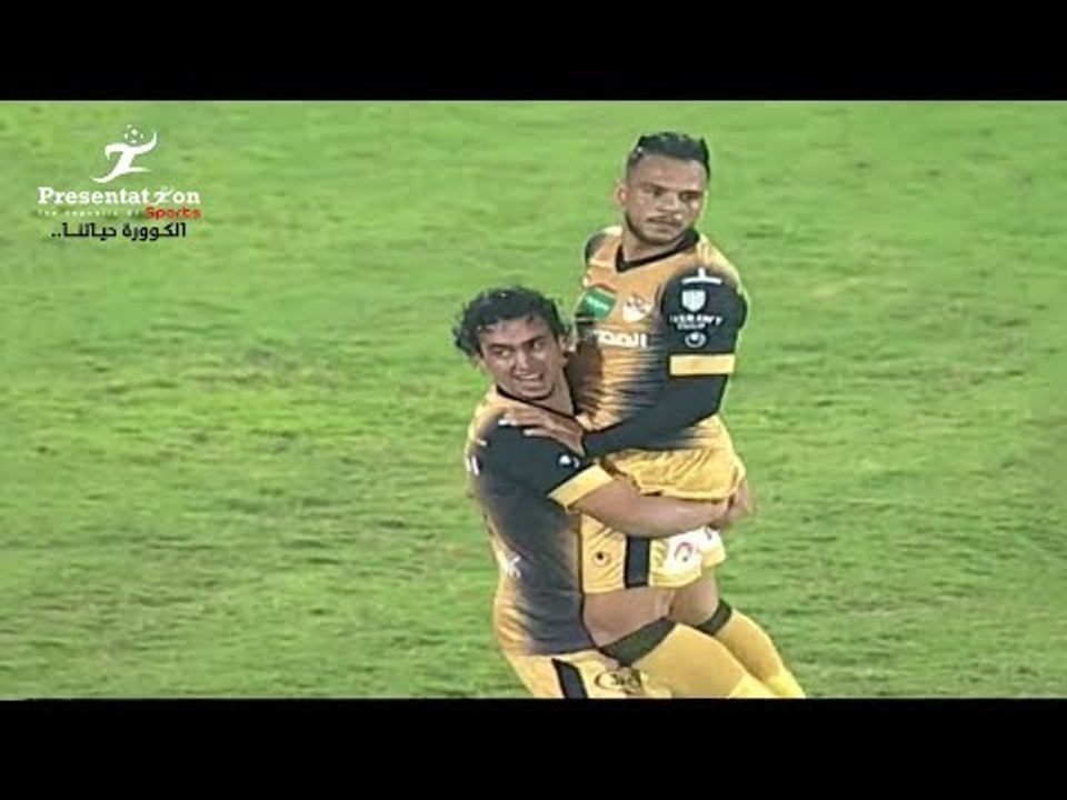 الهدف الأول لـ الإنتاج الحربي امام الإتحاد السكندري " خالد قمر " الجولة الـ 23 الدوري المصري