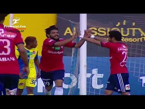 الهدف الأول لـ النصر امام الأسيوطي حجاج عويس الجولة الـ 23 الدوري المصري