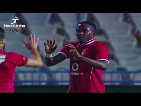 الهدف الثاني لـ الأهلي امام المقاولون العرب جونيور أجاي الجولة الـ 23 الدوري المصري