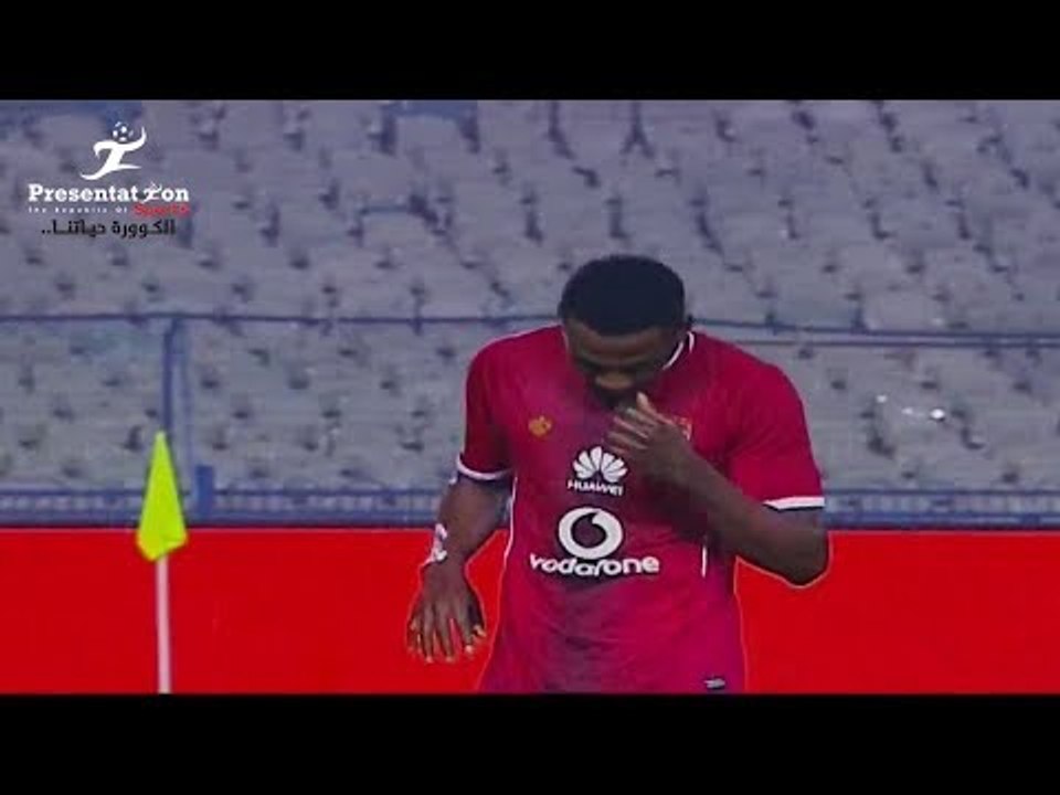 الهدف الثالث لـ الأهلي امام المقاولون العرب " جونيور أجاي " الجولة الـ 23 الدوري المصري
