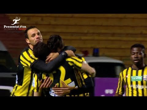 الهدف الأول لـ المقاولون العرب امام الانتاج الحربي طاهر محمد الجولة الـ 24 الدوري المصري