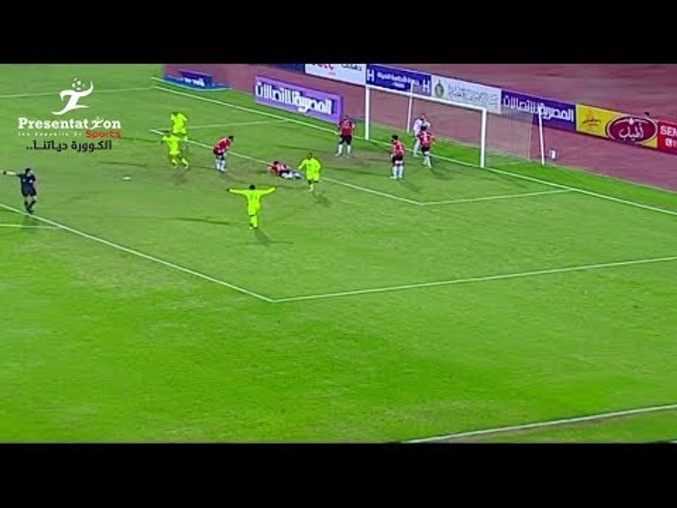 الهدف الأول لـ بتروجت امام طلائع الجيش " علاء علي " الجولة الـ 26 الدوري المصري