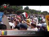 متظاهرو منصة النصب التذكاري بمدينه نصر