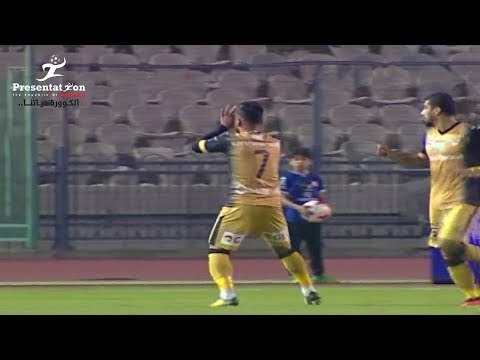 الهدف الأول لـ الإنتاج الحربي امام الأهلي خالد قمر الجولة الـ 26 الدوري المصري