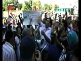 تظاهرات امام المنطقة الشمالية العسكرية بالاسكندرية
