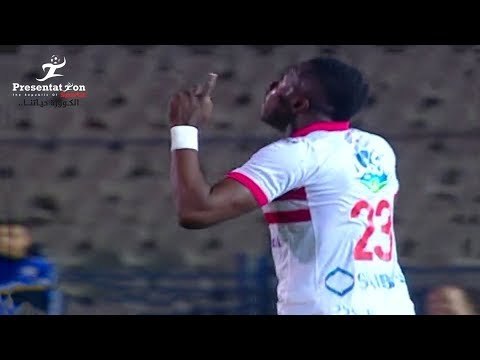 الهدف الثالث لـ الزمالك امام طلائع الجيش كاسونجو كابونجو الجولة الـ 27 الدوري المصري