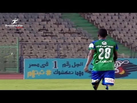 الهدف الثاني لـ مصر المقاصة امام وادي دجلة ايريك تراوري الجولة الـ 26 الدوري المصري
