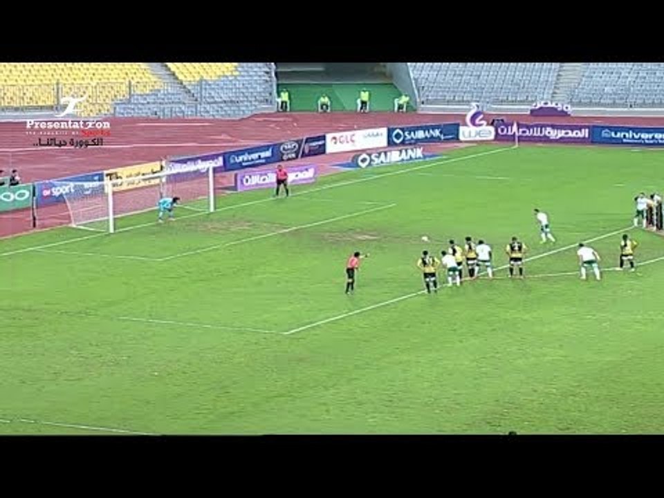 الهدف الأول لـ المصري امام المقاولون " أحمد شكر...