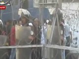 الأمن المركزى يفض اعتصام مصابى الثورة بالقبض عليهم