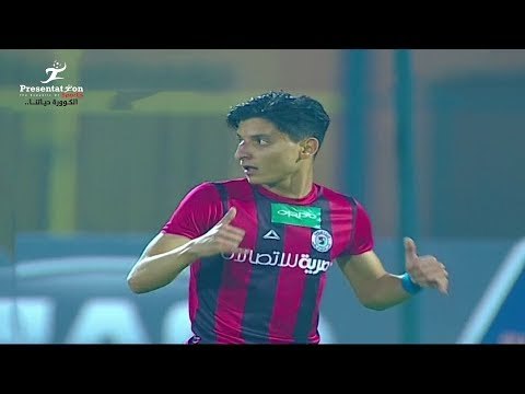 الهدف الأول لـ الداخلية امام الإنتاج الحربي احمد مصطفى الجولة الـ 28 الدوري المصري