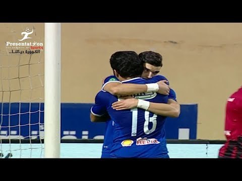 الهدف الثالث لـ الأهلي امام الداخلية وليد ازارو الجولة الـ 27 الدوري المصري