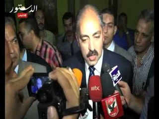 العامري فاروق يتفقد مقر اتحاد الكرة بعد الاعتداء عليه