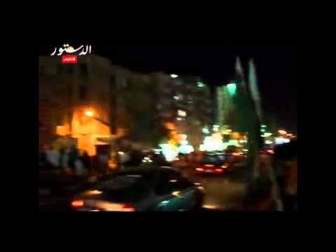 وقفة احتجاجية وسلاسل بشرية بالسويس لإنقاذ سوريا