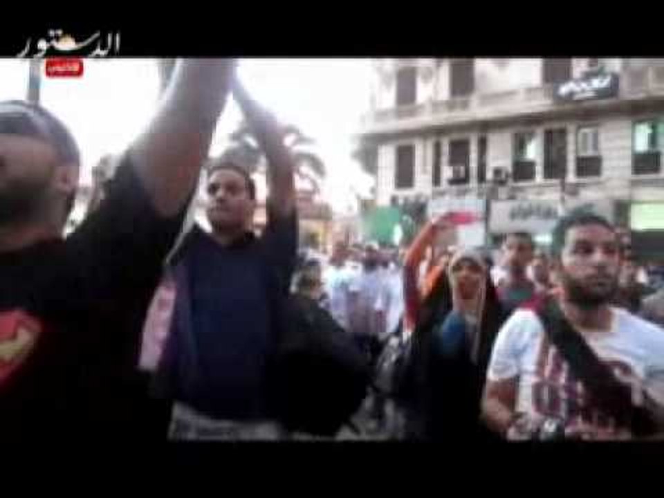 متظاهرين دار القضاء لمرسي الافراج عن الثوار